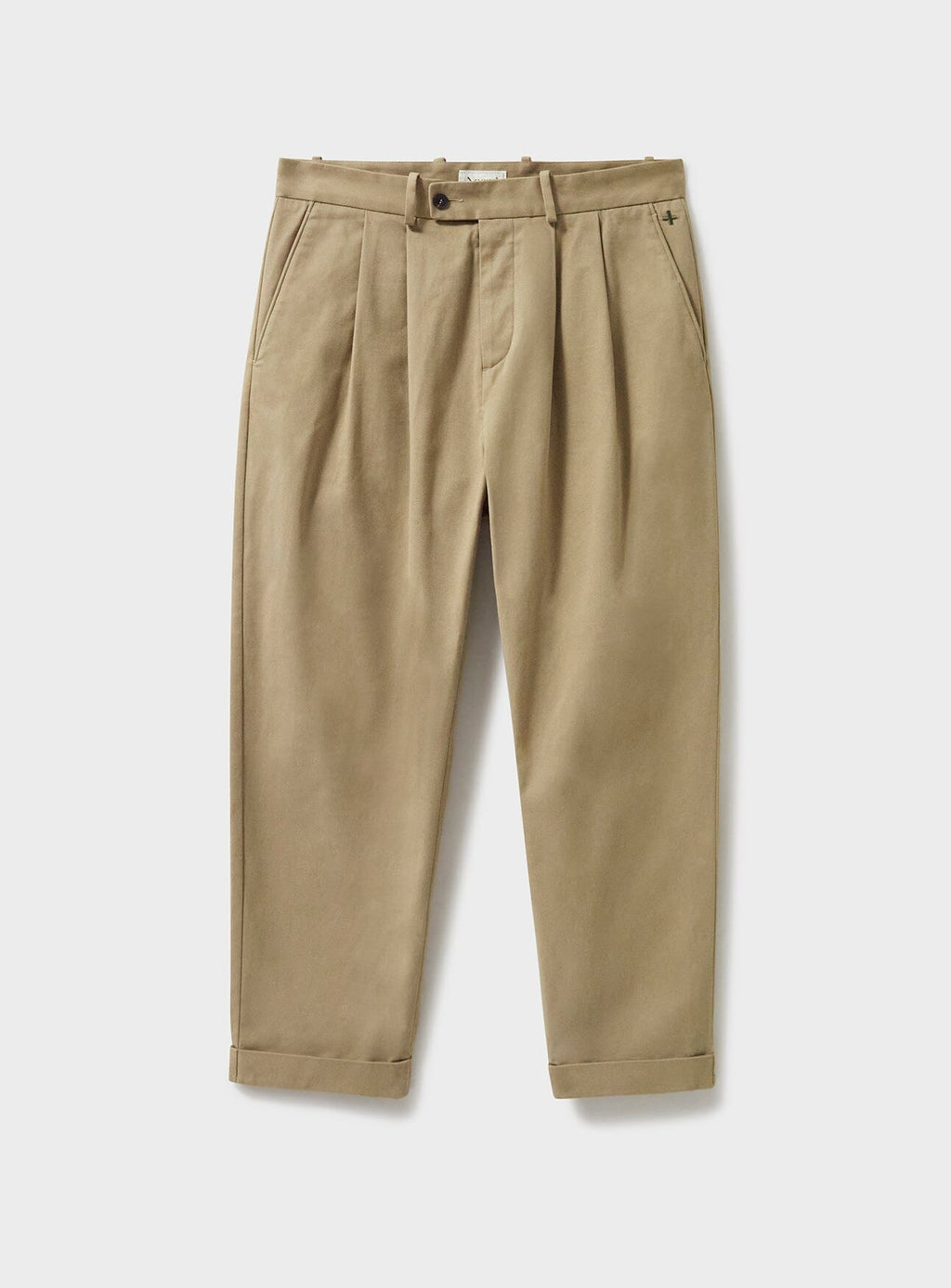 Pleated Hem Trouser