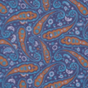 Blue and Chocolate Paisley