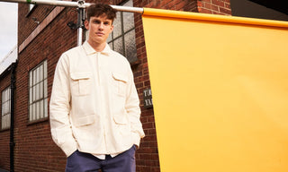 Embrace Sustainable Style with SÖKTAŞ Regenerative Cotton Undyed Twill Overshirt