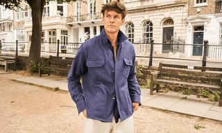 Unveiling the Future: Cross Weave Blue Overshirts – The Next Big Thing