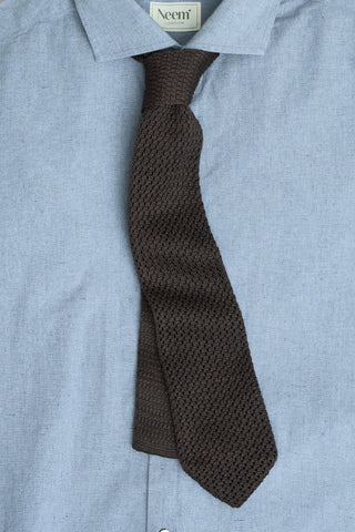 Recycled Denim Indigo Cut Away Shirt