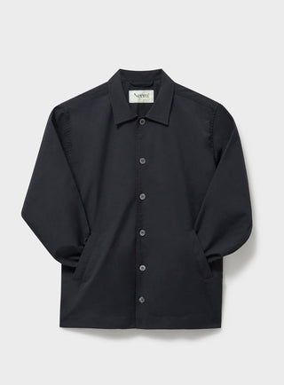 Black Neem Bomber Sorona Rain Jacket Barnes Overshirt Neem London 