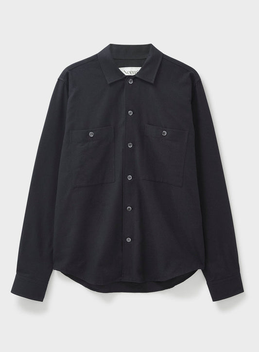 recycled clothing, mens overshirt