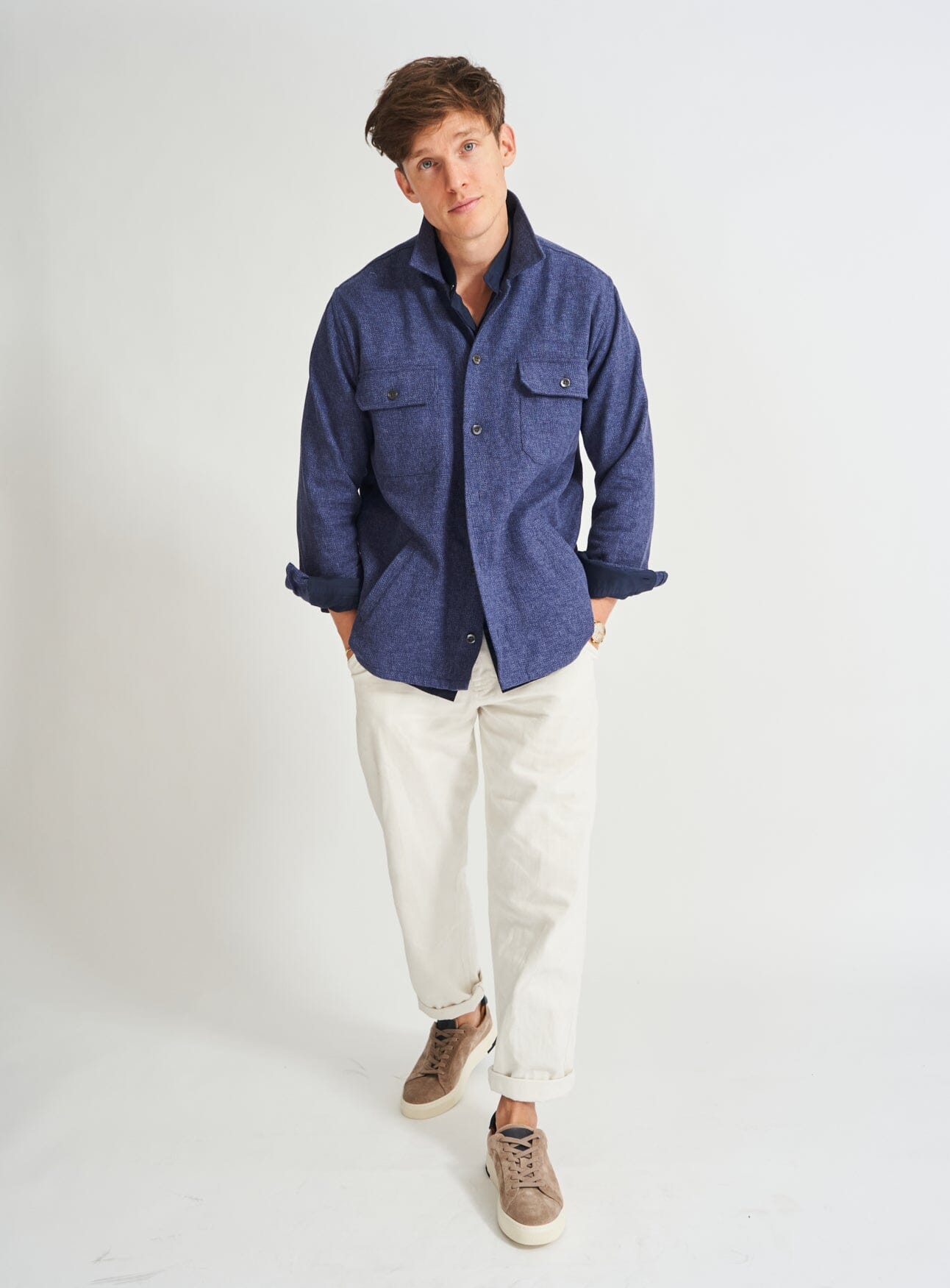 mens overshirt, sustainable clothing
