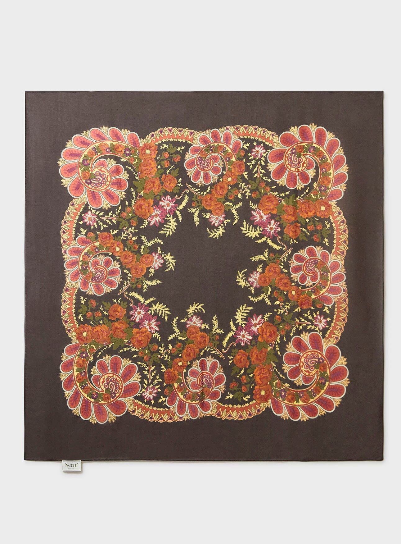 Biodegradable Italian Tencel Paisley Stylish Scarf