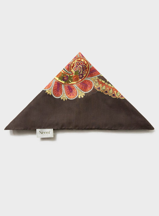 Tencel Flamboyant Orange Paisley Scarf Socks & Scarfs Neem London 