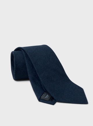 Chambray Cotton Linen Como Blue Tie