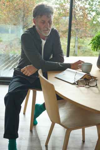 Recycled Italian Chocolate Cut Away Comfort Shirt