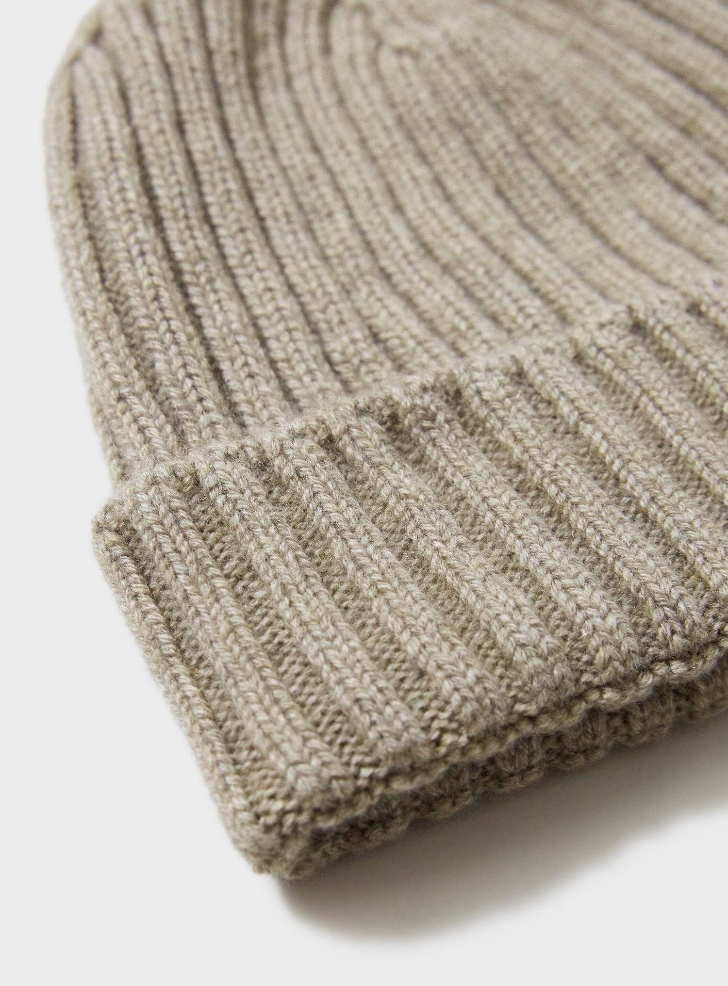 Recycled Cashmere Oatmeal Beanie Hat Hats Neem London 