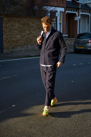 Recycled Twill Navy Chancery Cotton Suit