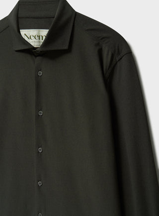 Recycled Italian Chocolate Cut Away Comfort Shirt