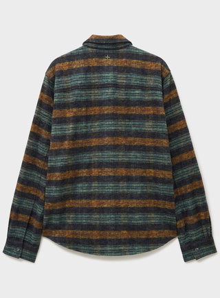 Recycled Italian Flannel Modern Country Double Pocket Overshirt