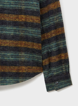 Recycled Italian Flannel Modern Country Double Pocket Overshirt