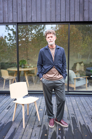 Recycled Italian Flannel Black Shirt Jacket