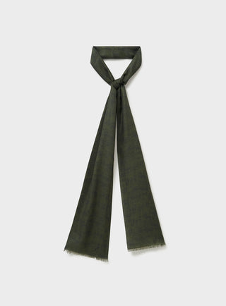 Biodegradable Italian Tencel Neem Green Neck Scarf