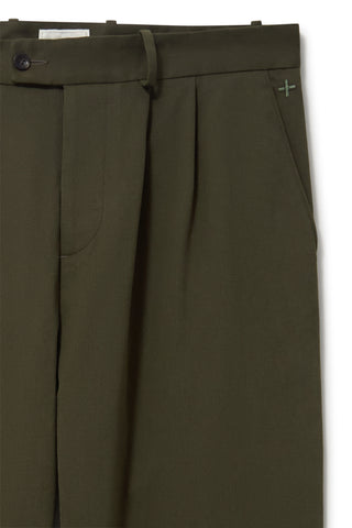 Heavy Cotton Deep Neem Chancery Suit