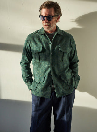 Heavy Flannel Green Overshirt Original Overshirt Neem London 