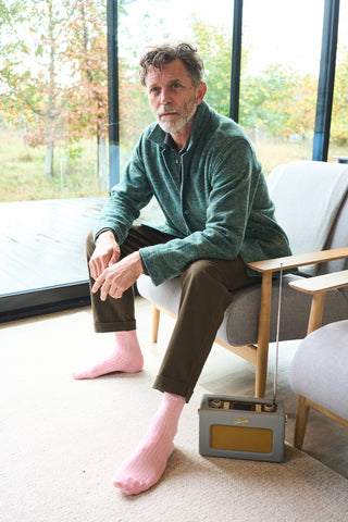 Heavy Recycled Flannel Green Bomber Jacket