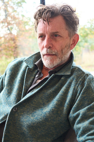 Heavy Recycled Flannel Green Bomber Jacket