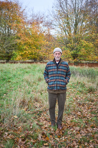 Recycled Heavy Flannel Modern Country Stroud Bomber Jacket