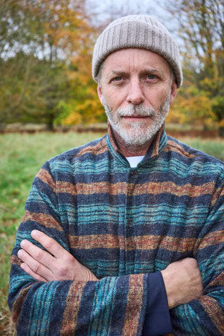 Recycled Heavy Flannel Modern Country Stroud Bomber Jacket