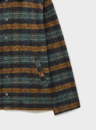 Recycled Heavy Flannel Modern Country Stroud Bomber Jacket