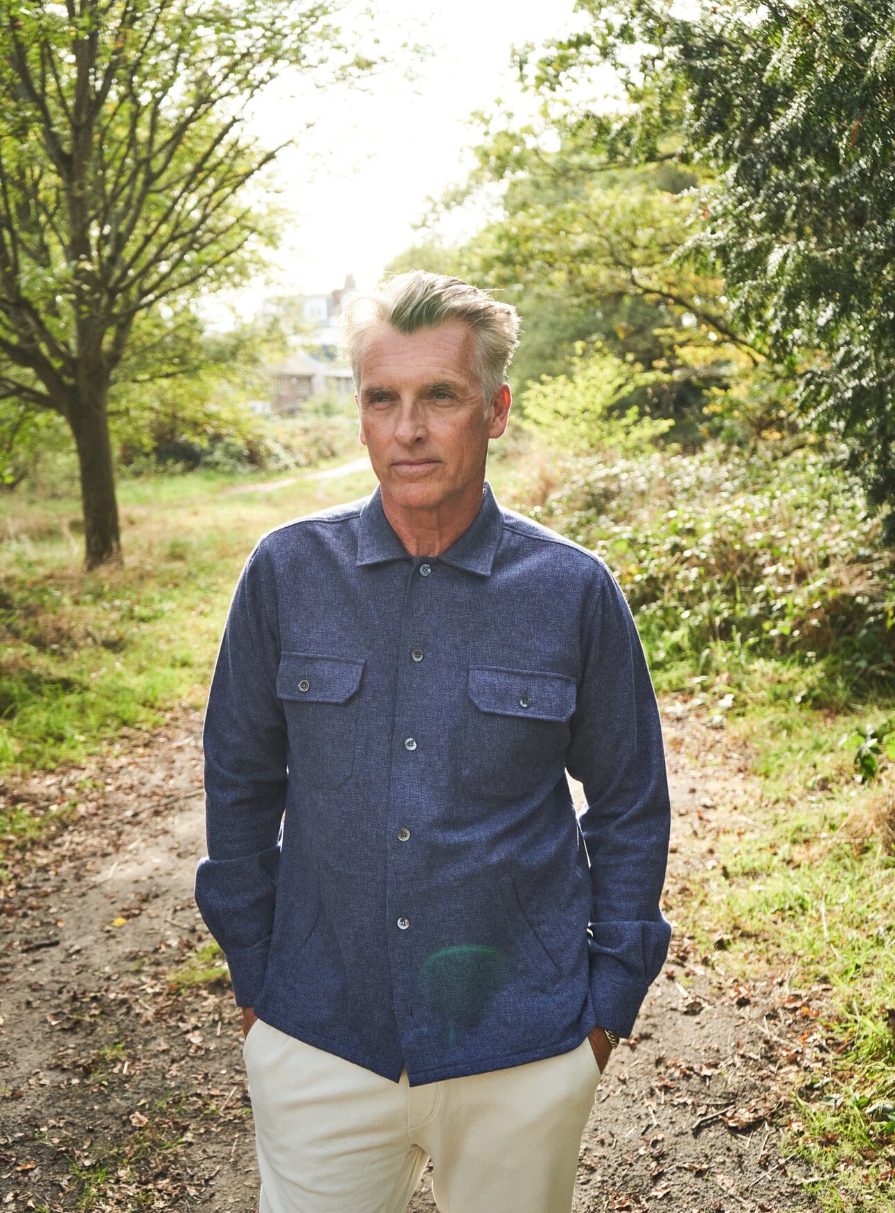 Sustainable clothing, mens overshirt