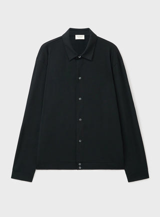 ZQ Merino Super 120s Jersey Black Overshirt