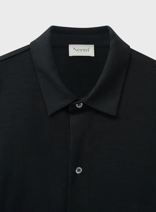 ZQ Merino Super 120s Jersey Black Overshirt