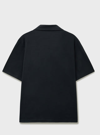 ZQ Merino Wool Jersey Short Sleeve Navy Shirt