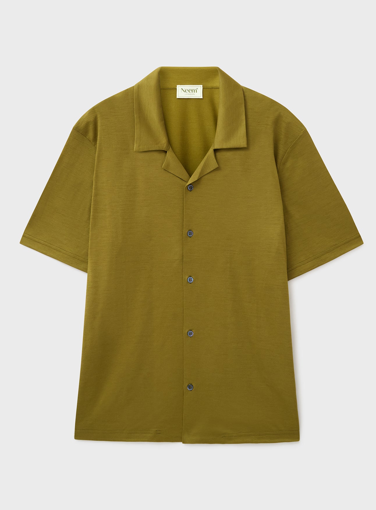 Neem London Merino Wool Jersey Shirt