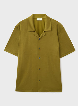 ZQ Merino Wool Jersey Short Sleeve Antique Gold Shirt