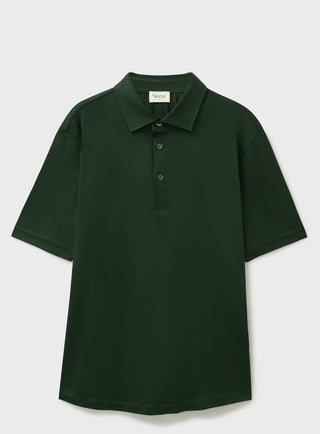 ZQ Merino Super 120s Jersey Deep Neem Short Sleeve Polo