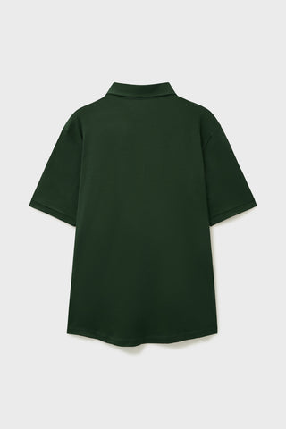 mens green short sleeve polo