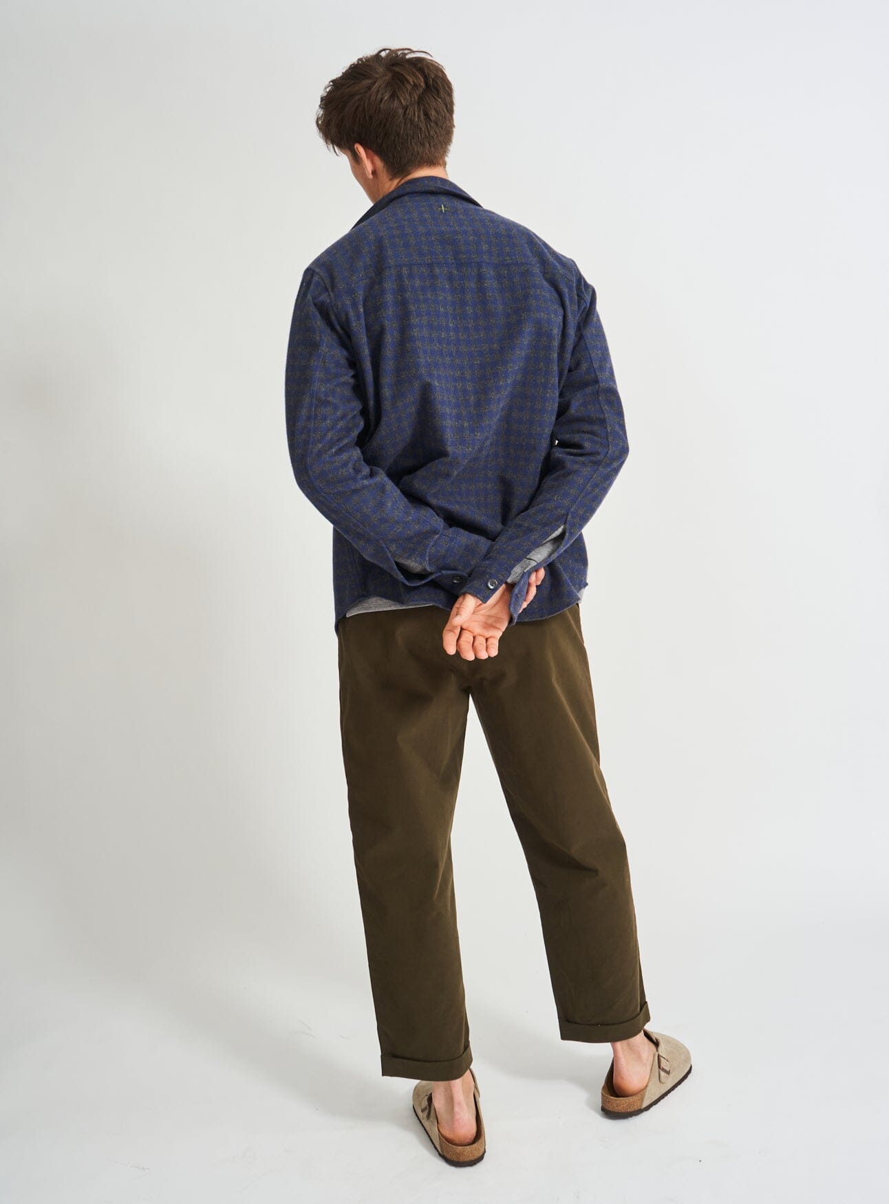 Mens flannel shirt, sustainable clothing