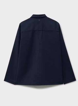 Recycled Heavy Duty Twill Navy Jacket