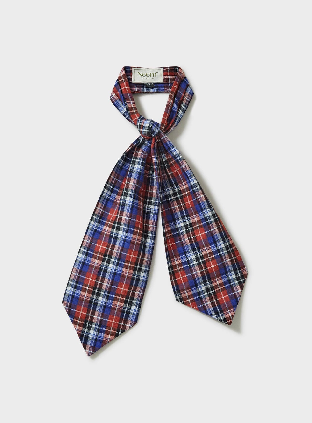 Recycled Italian Flannel Modern Cravat