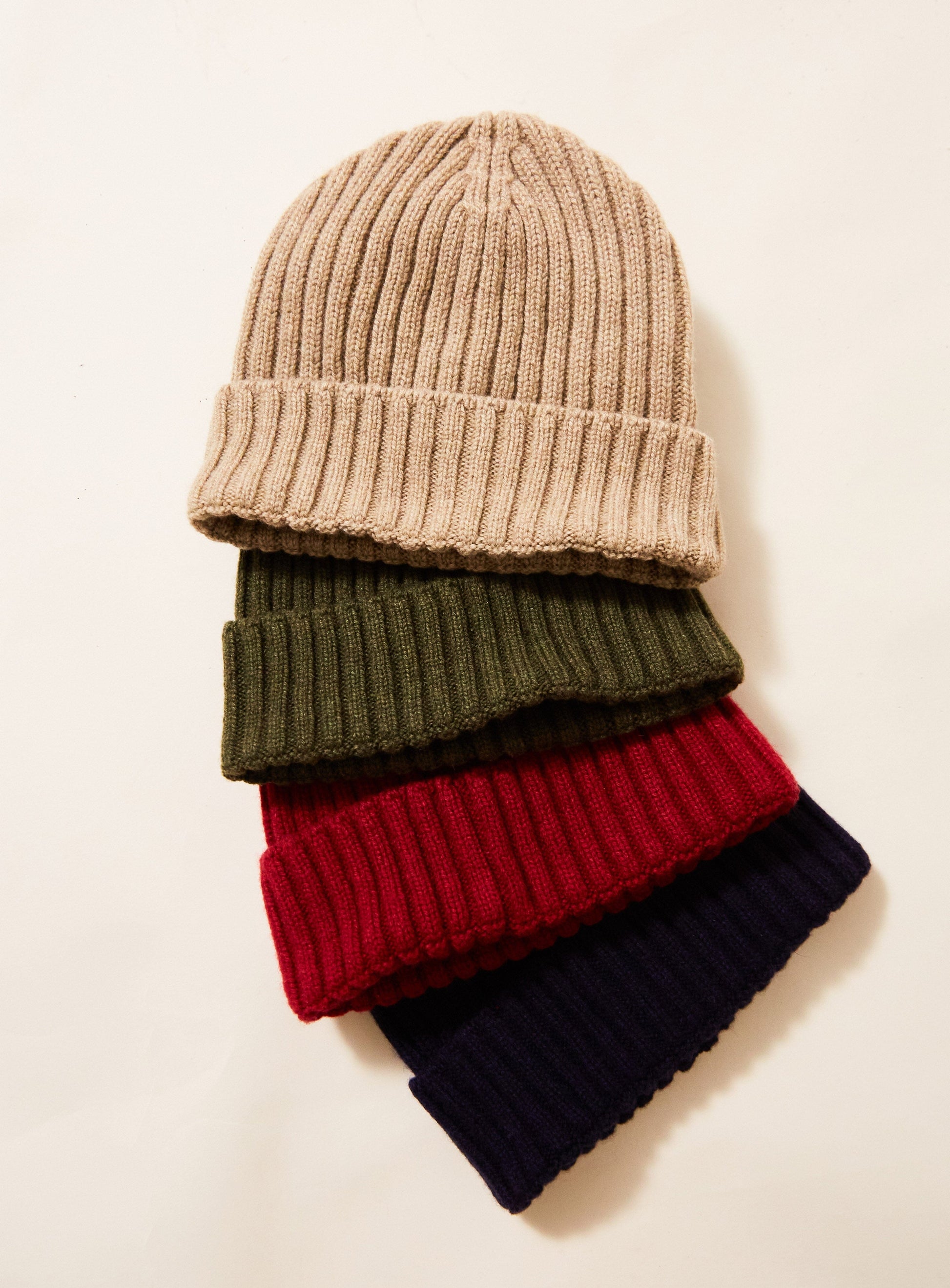 Cashmere Red Beanie Hat Hats Neem London 