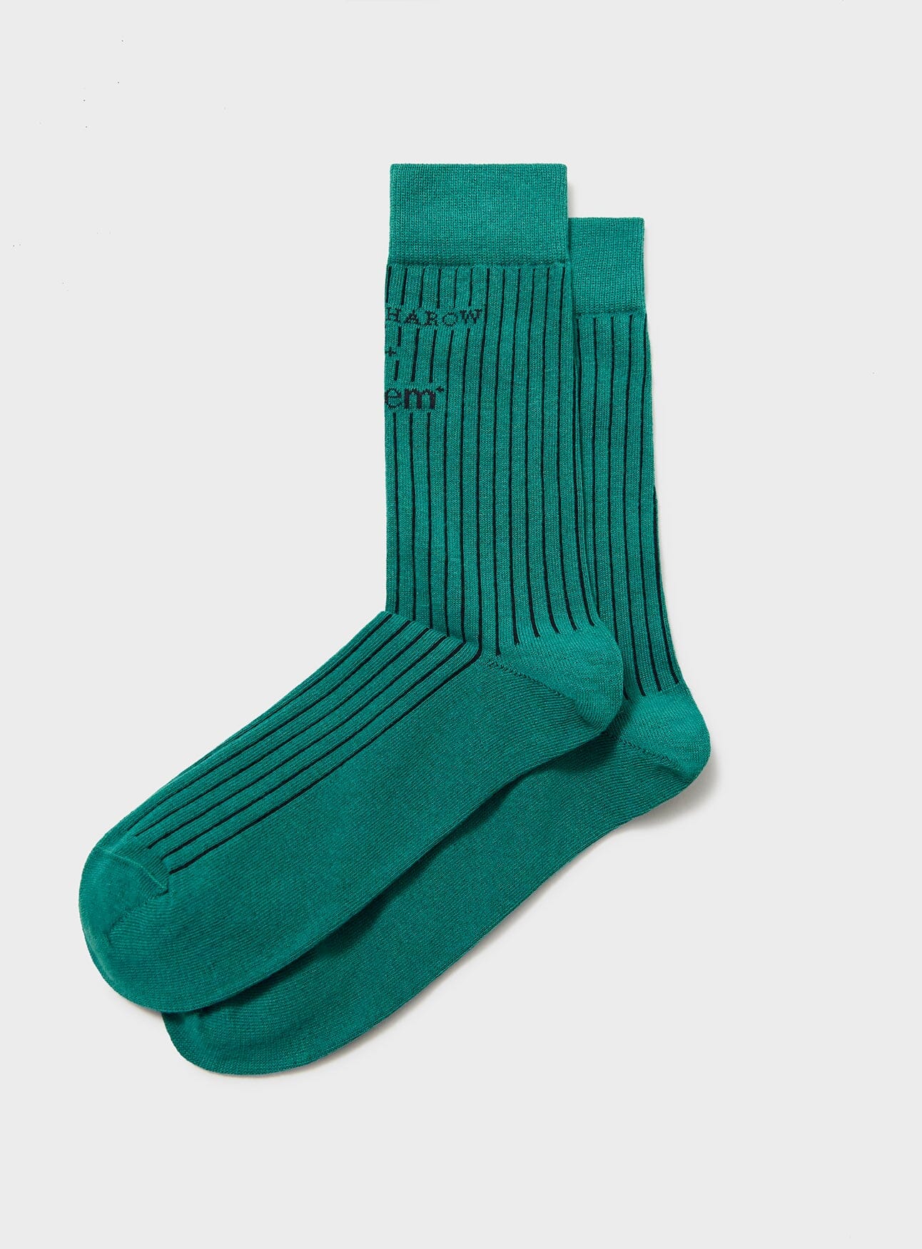 Recycled British Ribbed Cotton Upbeat Socks