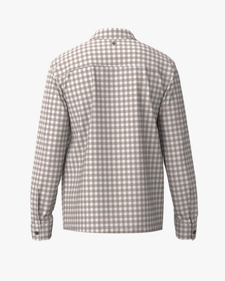 Recycled Italian Tan and Oatmeal Bloomsbury Overshirt