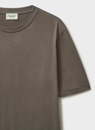 ZQ Merino Wool Jersey Oatmeal T-Shirt T-Shirts Neem London 