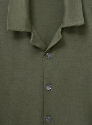 ZQ Merino Wool Jersey Short Sleeve Olive Shirt