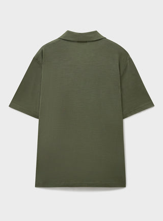 ZQ Merino Wool Jersey Short Sleeve Olive Shirt