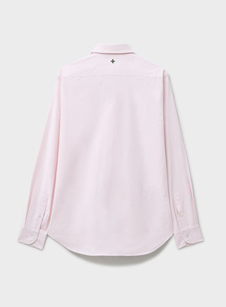 Recycled Italian Oxford Pink New Cut Away Popover Shirt
