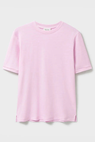 sustainable menswear pink zq merino traceable wool best quality t shirts