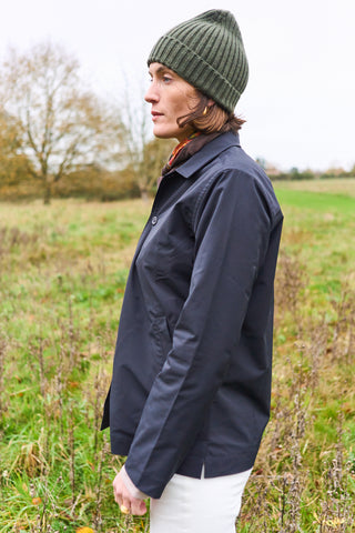 Black Neem Bomber Sorona Rain Jacket