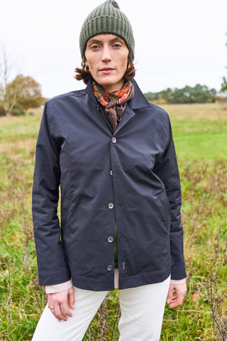 Black Neem Bomber Sorona Rain Jacket