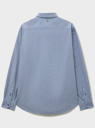 Recycled Denim Indigo Cut Away Shirt