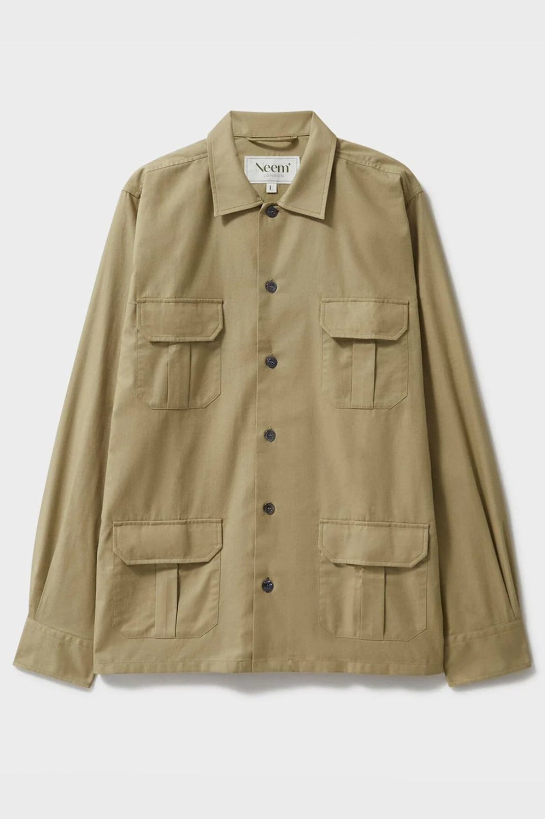 Regenerative Cotton Twill Overshirt
