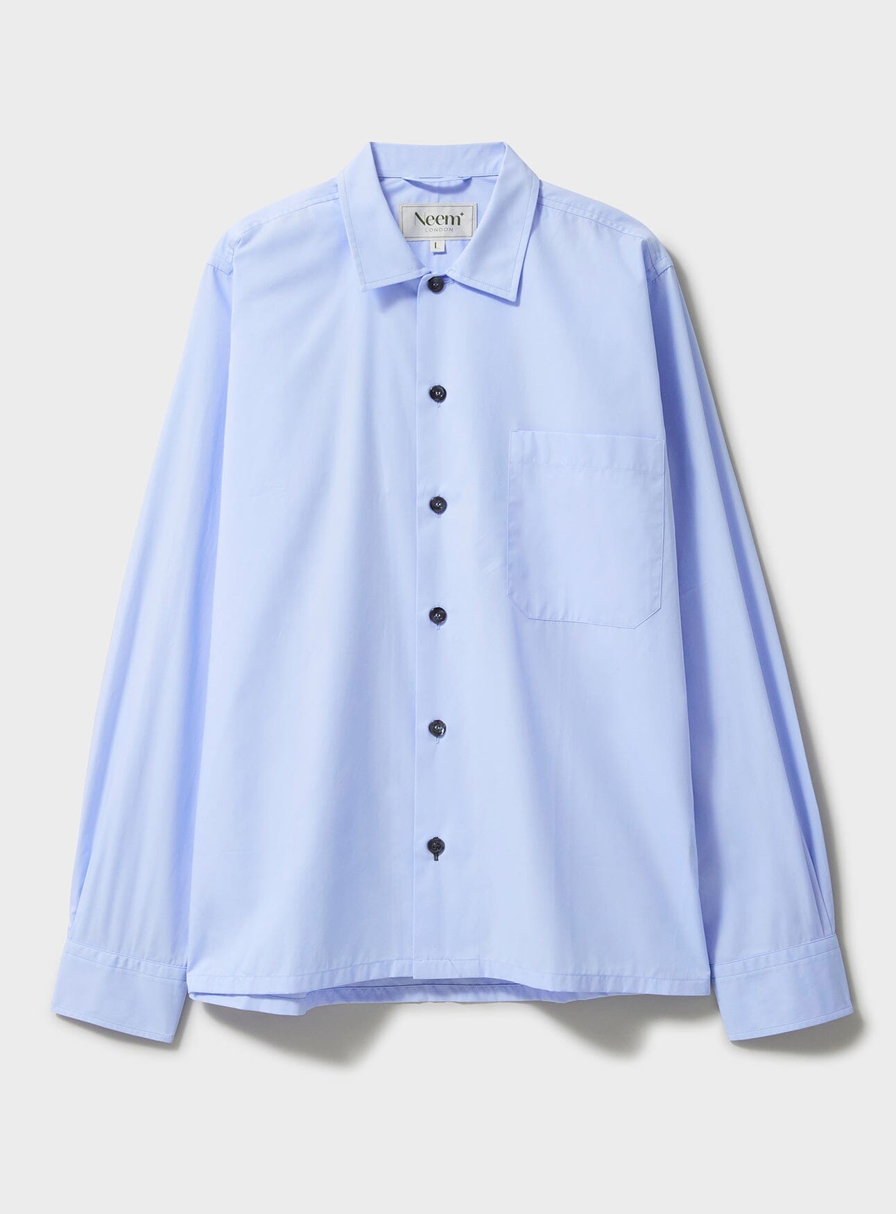 Regenerative Cotton Poplin Sky Spitalfields